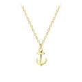 Silver Anchor Necklace