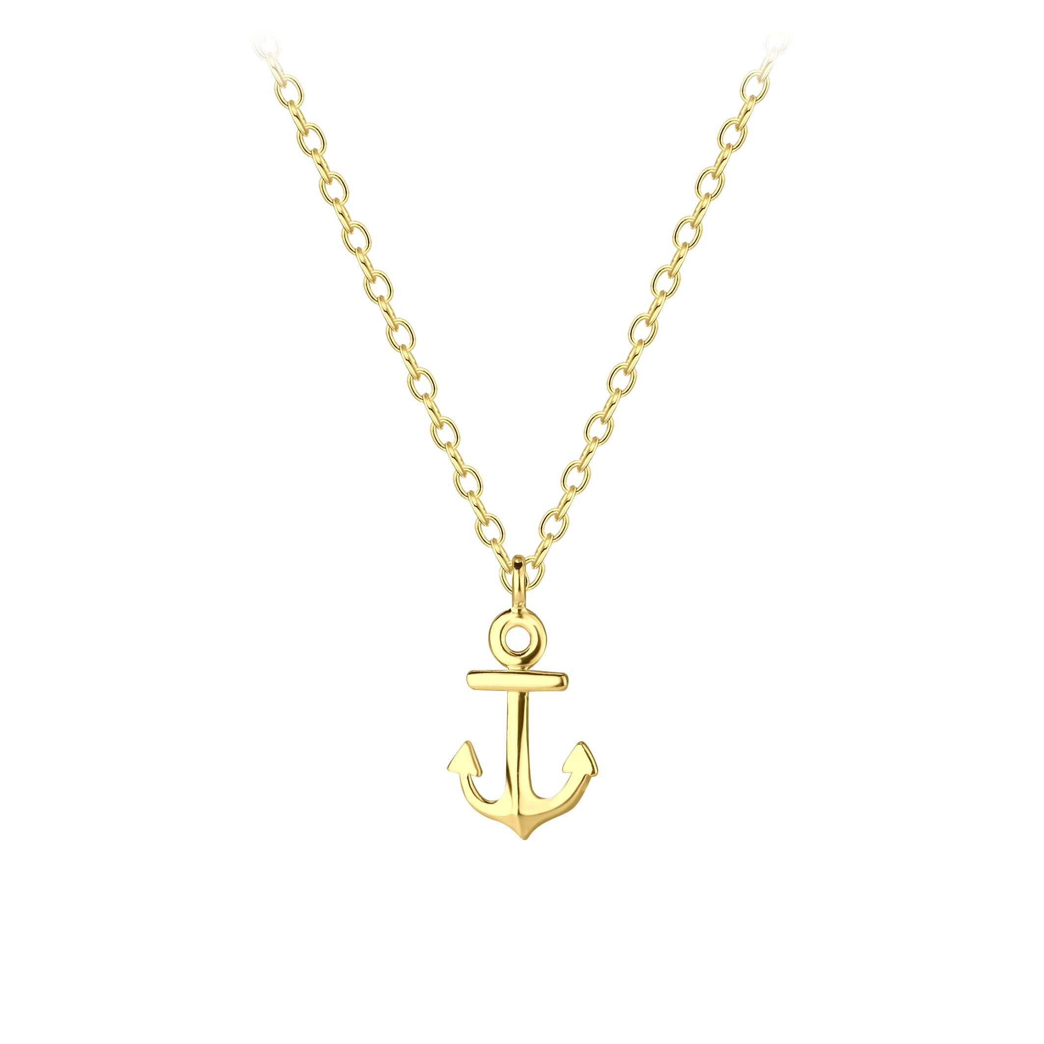 Silver Anchor Necklace