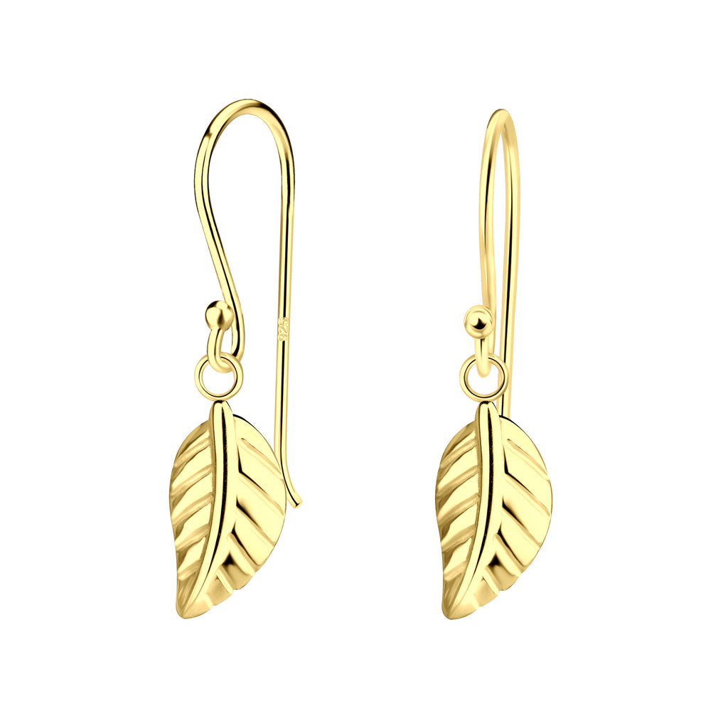 Silver Leaf Earrings