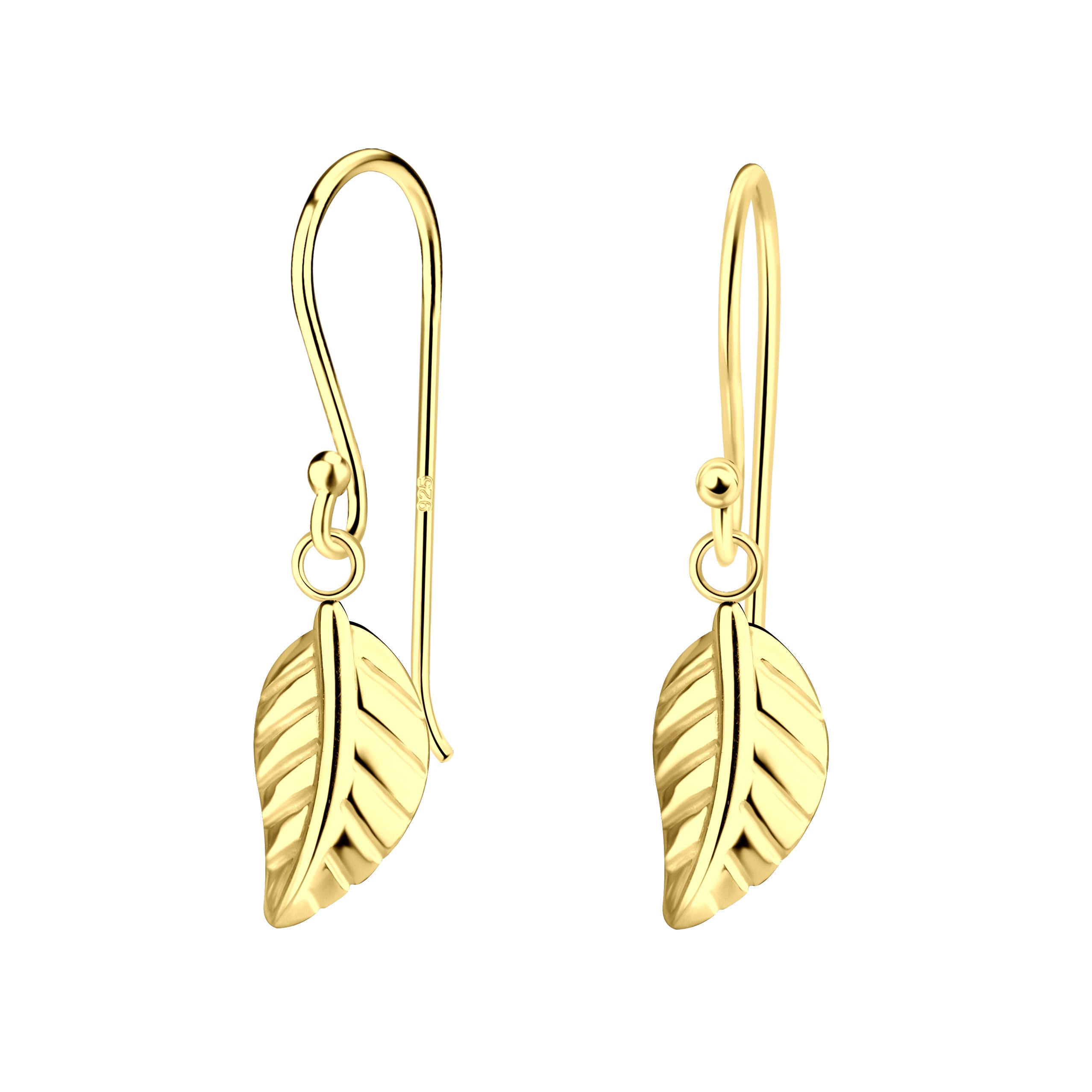 Silver Leaf Earrings
