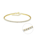 18cm Silver Tennis Bracelet