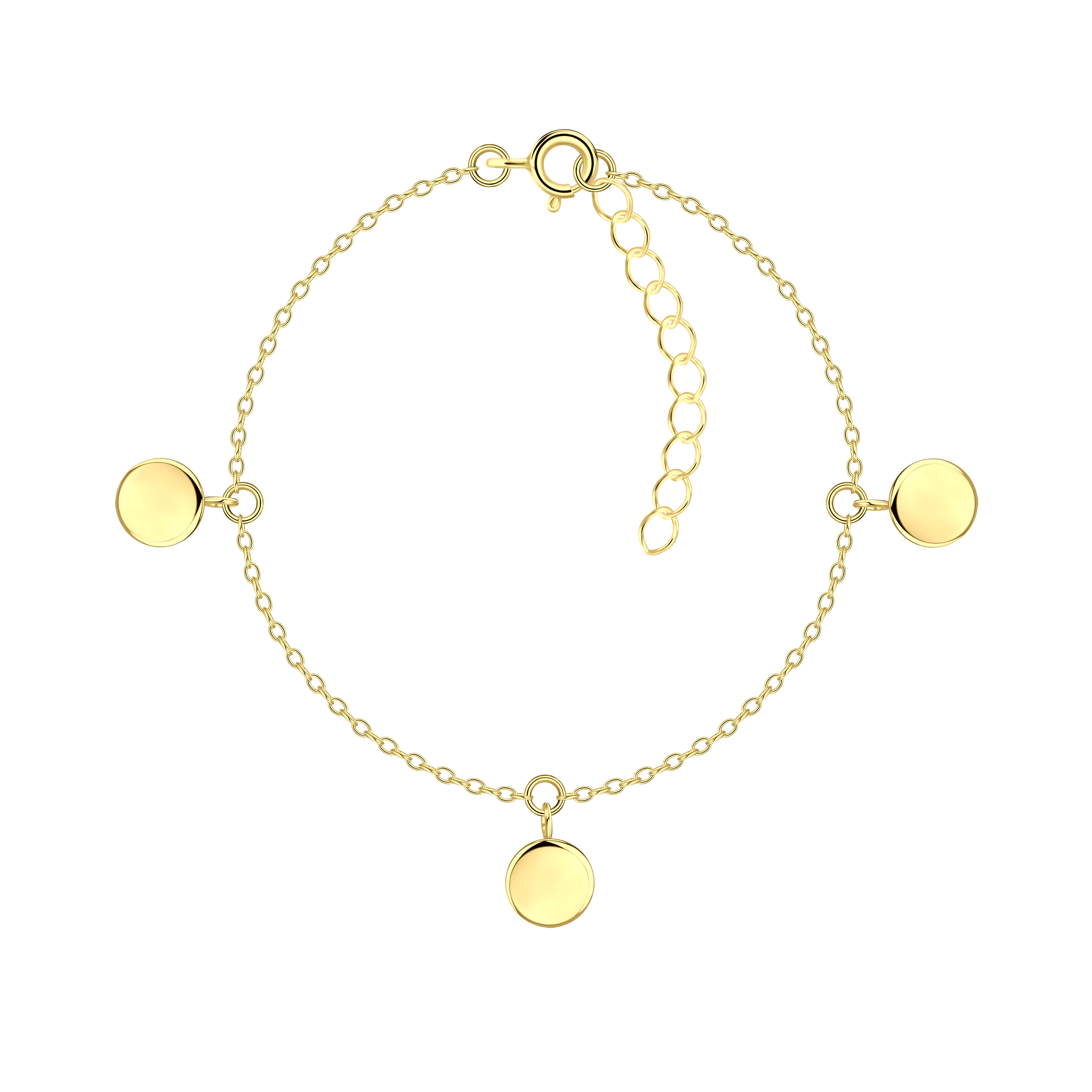 Silver Round Bracelet