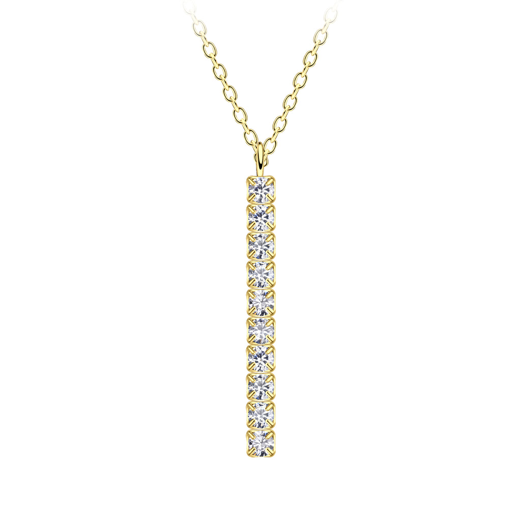 Silver Tennis Bar Necklace