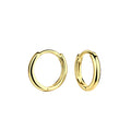 11mm Silver Huggie Earrings