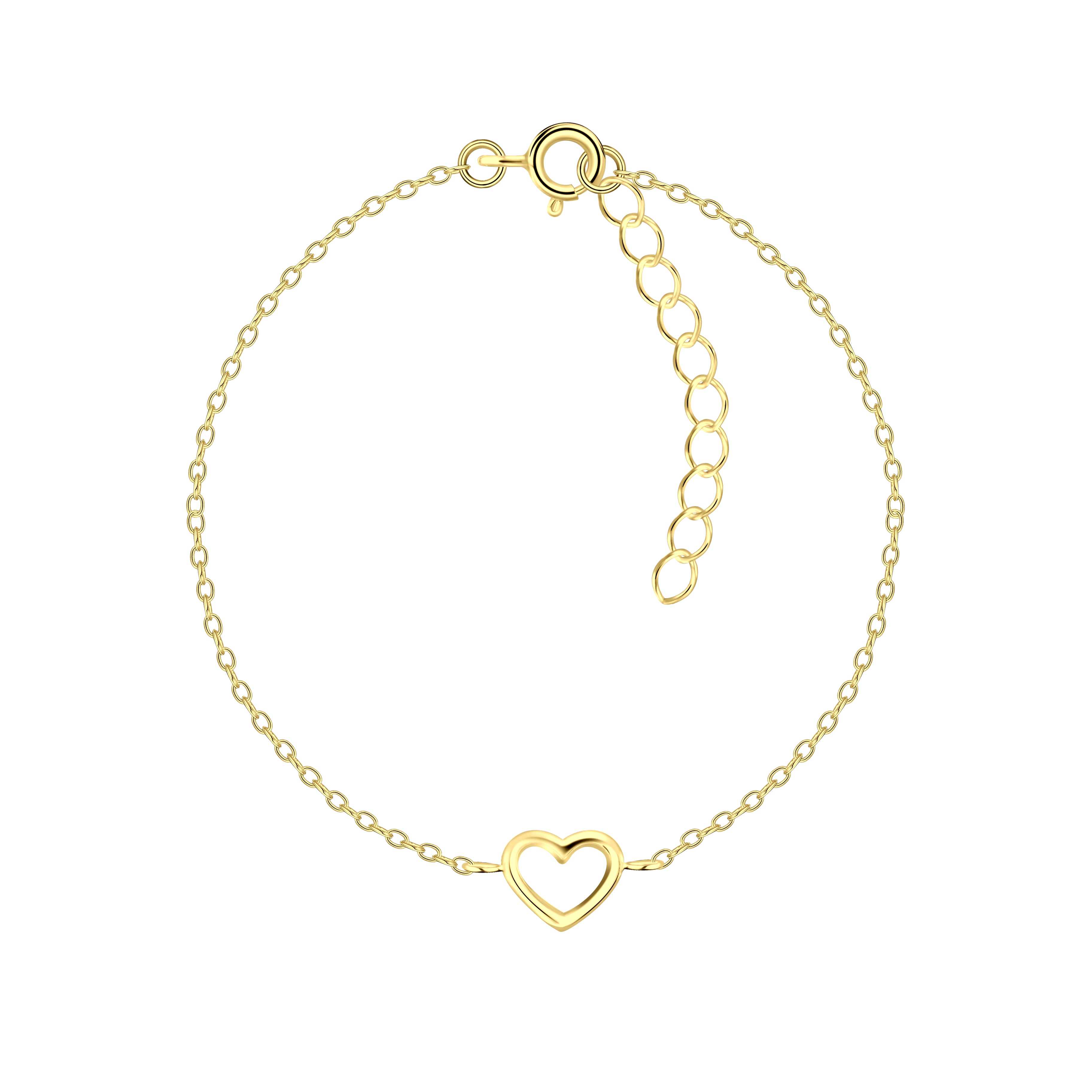 Silver Heart Bracelet