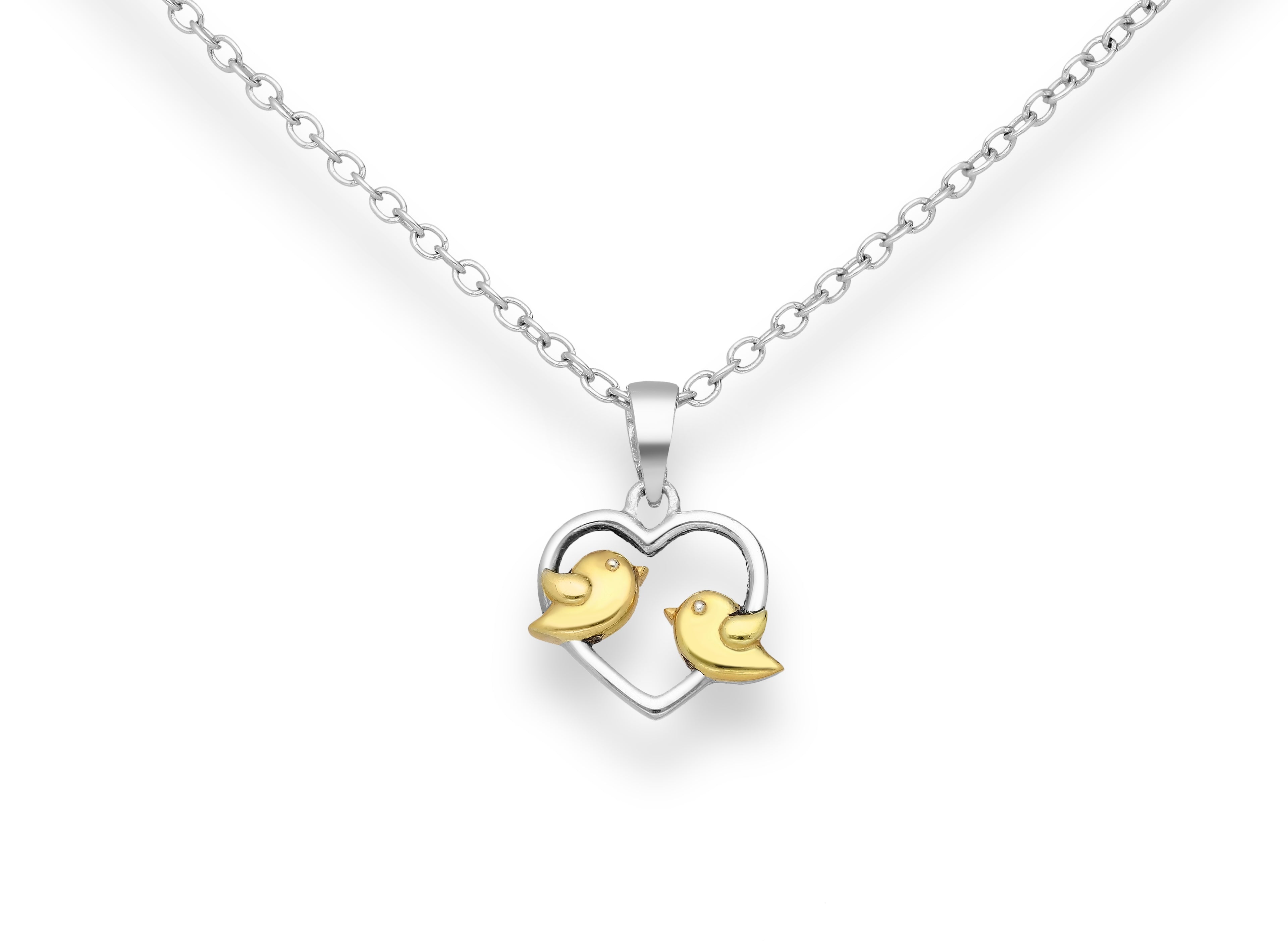 925 Sterling Silver Oxidized Heart Pendant
