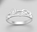 925 Sterling Silver Knot Ring