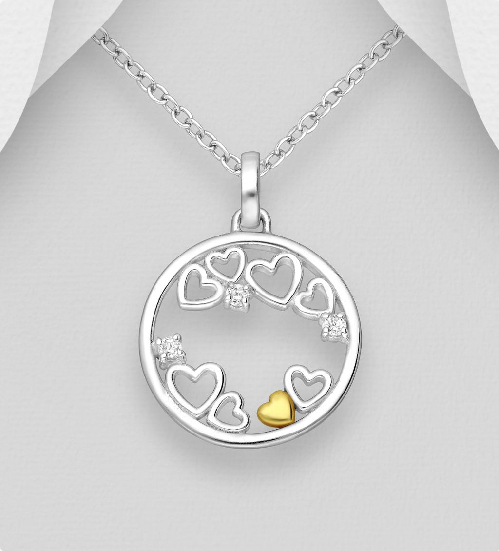 925 Sterling Silver Heart Pendant