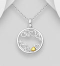 925 Sterling Silver Heart Pendant