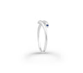 925 Sterling Silver Birthstone Adjustable Ring