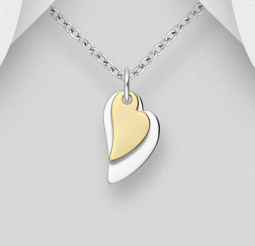 925 Sterling Silver Heart Pendant