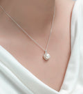 925 Sterling Silver Pearl Necklace