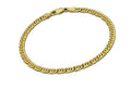 925 Sterling Silver Hollow Curb Bracelet