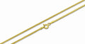 925 Sterling Silver Spiga Golden Chain