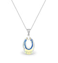 925 Sterling Silver Austrian Necklace