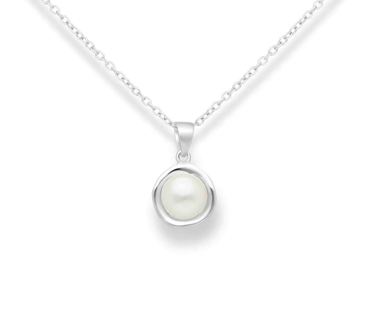 925 Sterling Silver Pearl Pendant