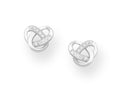 925 Sterling Silver Celtic Trinity Earrings