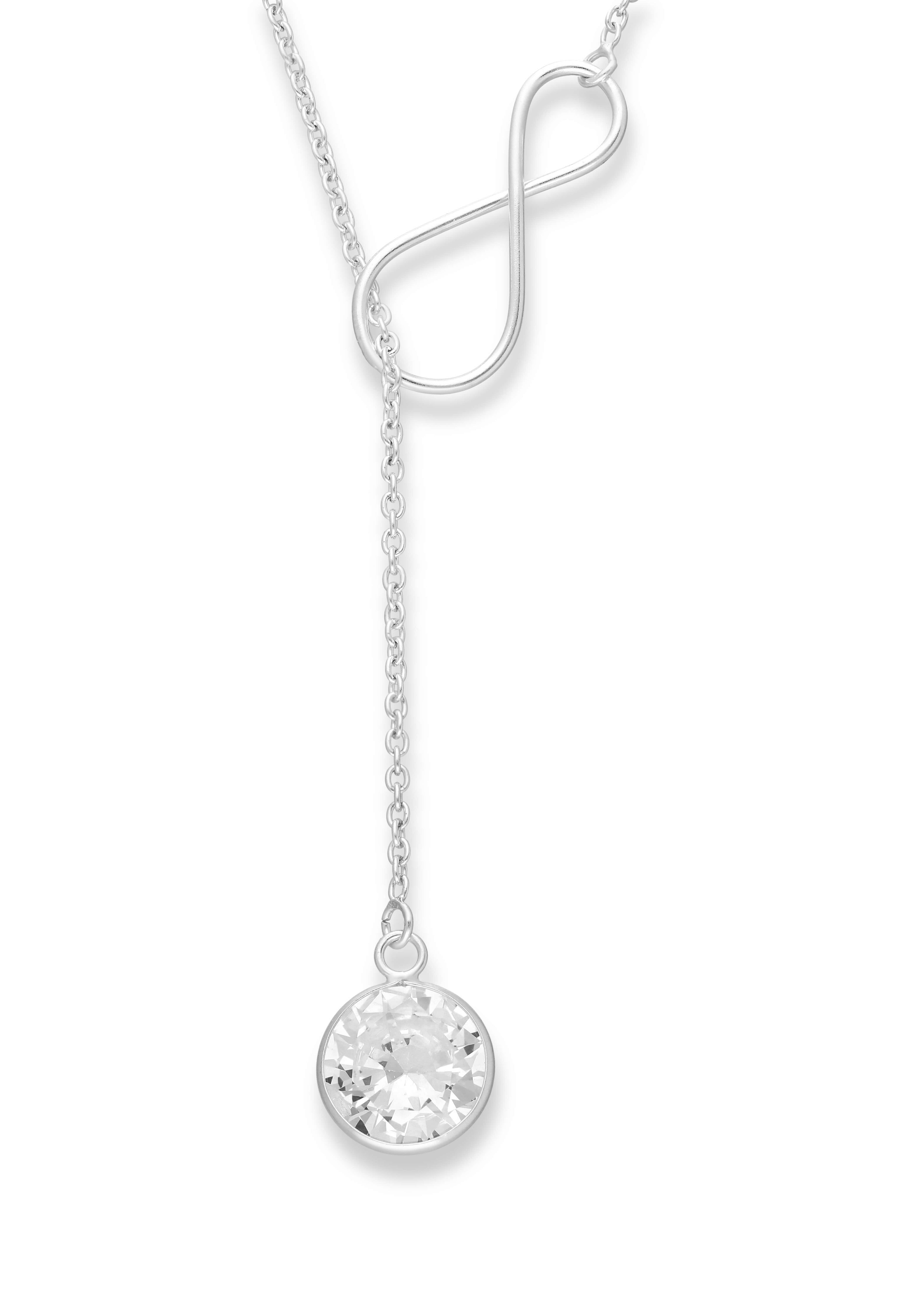 925 Sterling Silver Infinity Necklace