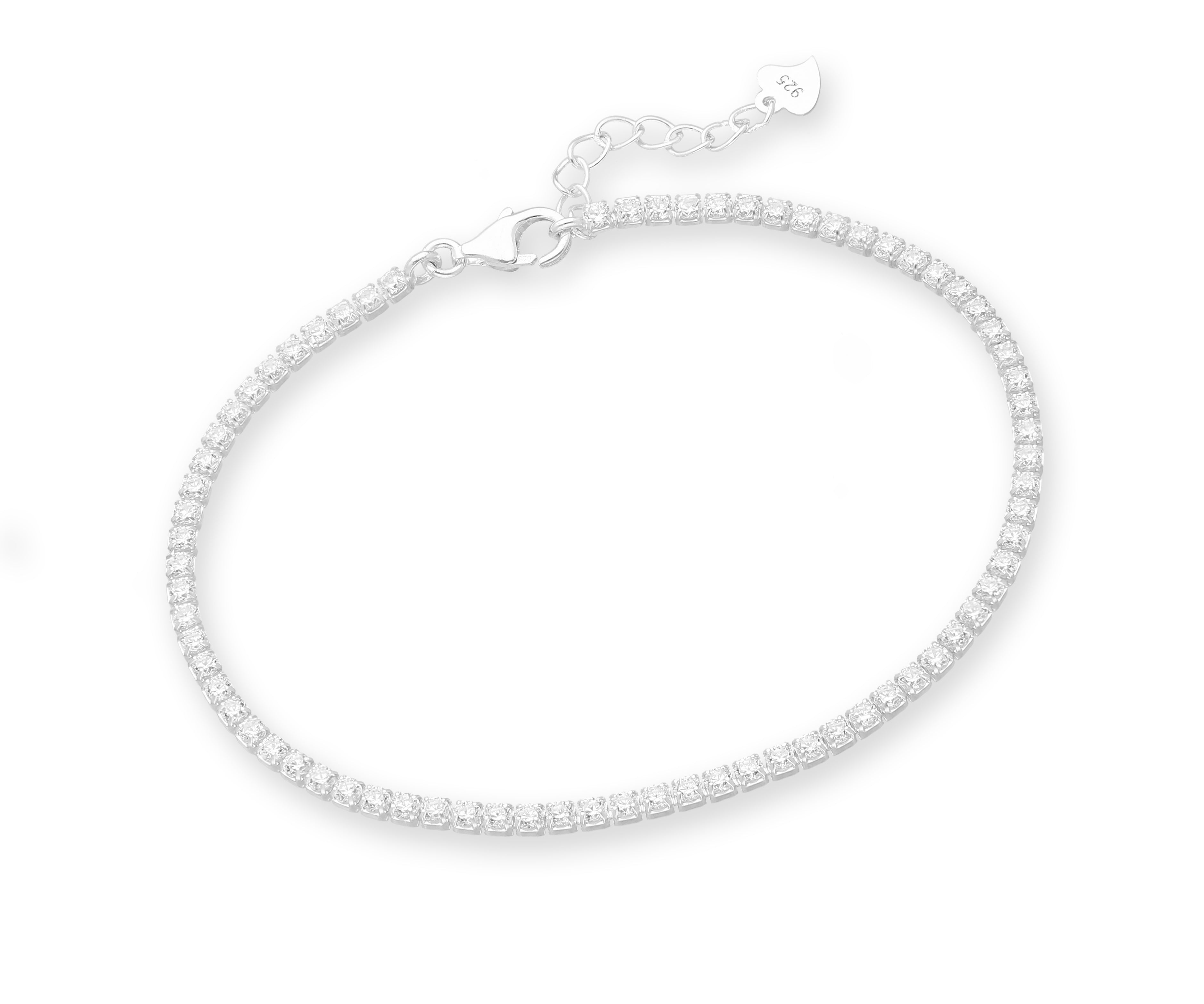 925 Sterling Silver Tennis Bracelet