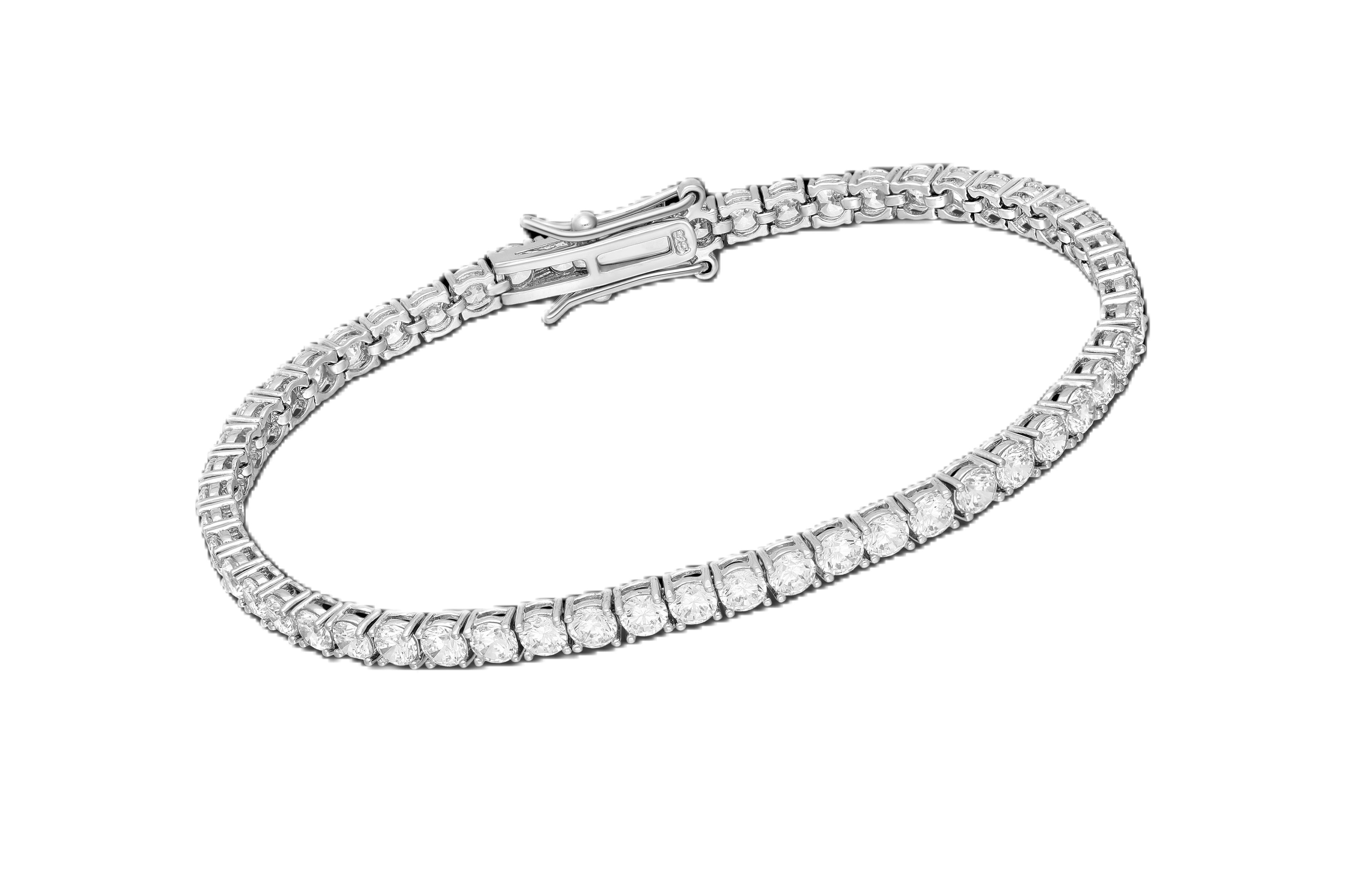 925 Sterling Silver Tennis Bracelet