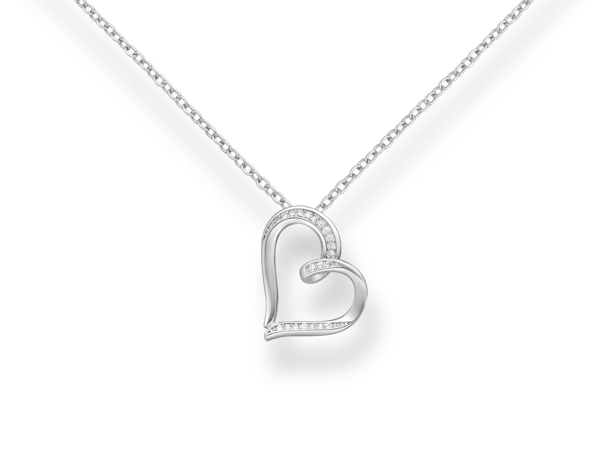 925 Sterling Silver Heart Pendant