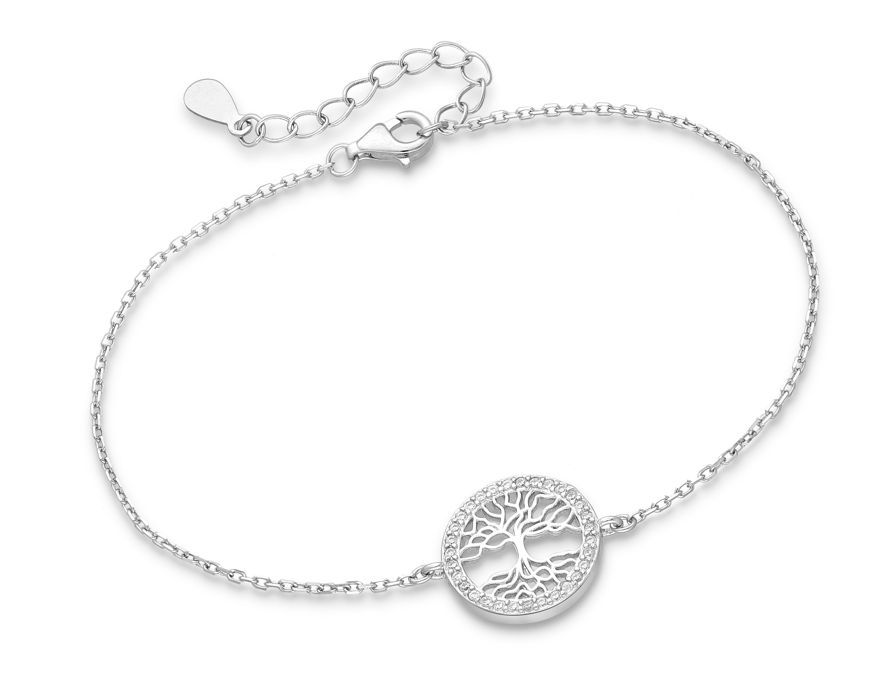 925 Sterling Silver Tree of Life Bracelet