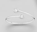 925 Sterling Silver Adjustable Ring