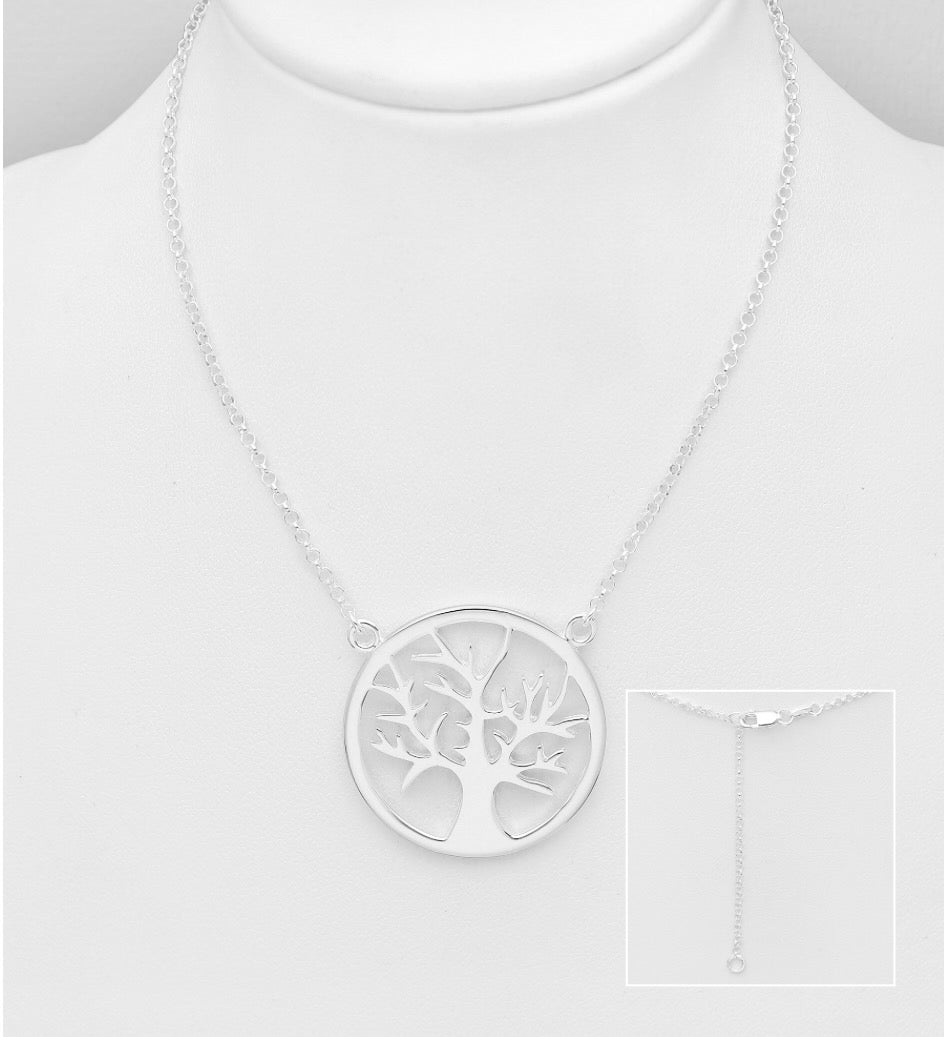 925 Sterling Silver Tree Of Life Necklace