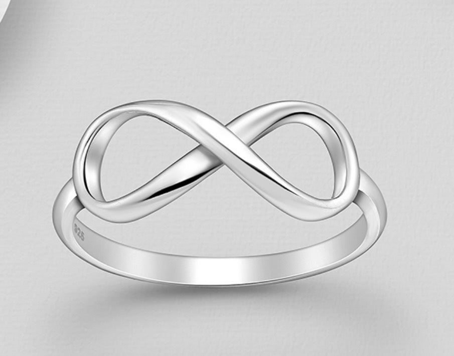 925 Sterling Silver Infinity Ring