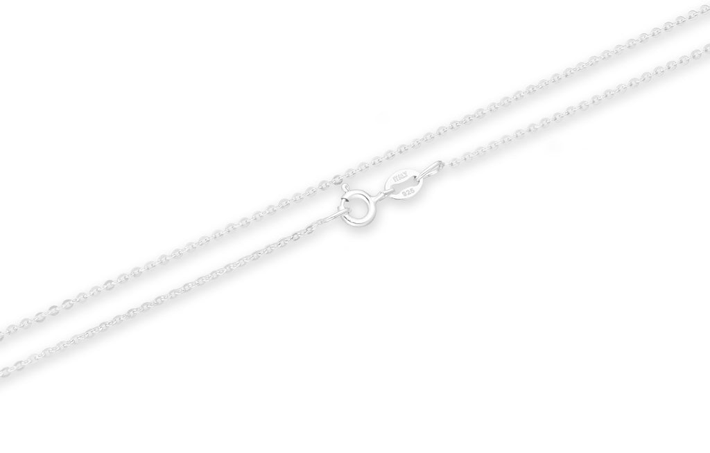 925 Sterling Silver Anchor Chain, 1.3 mm Wide
