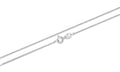 925 Sterling Silver Chain, 0.9 mm Wide