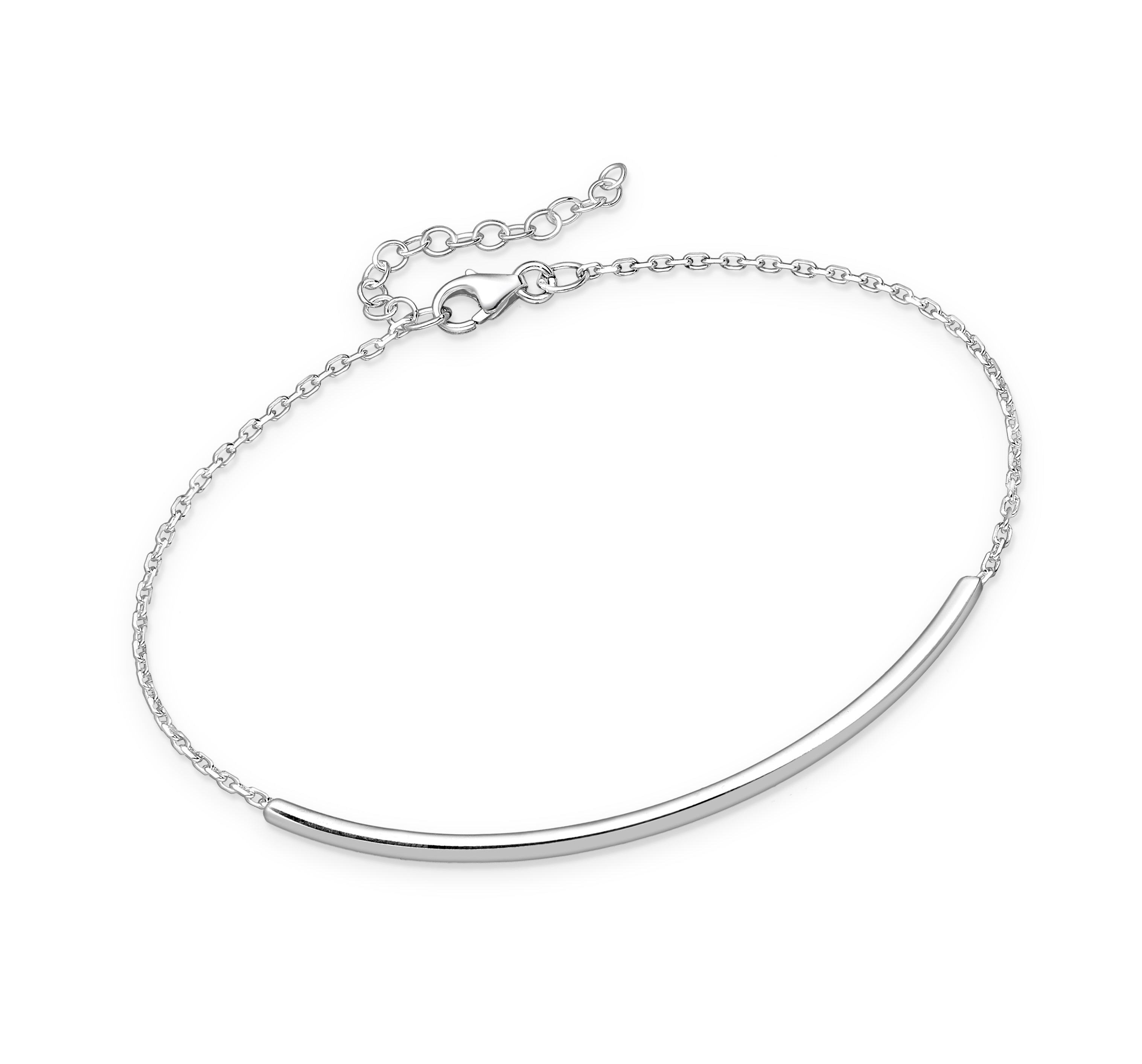 925 Sterling Silver Bar Bracelet