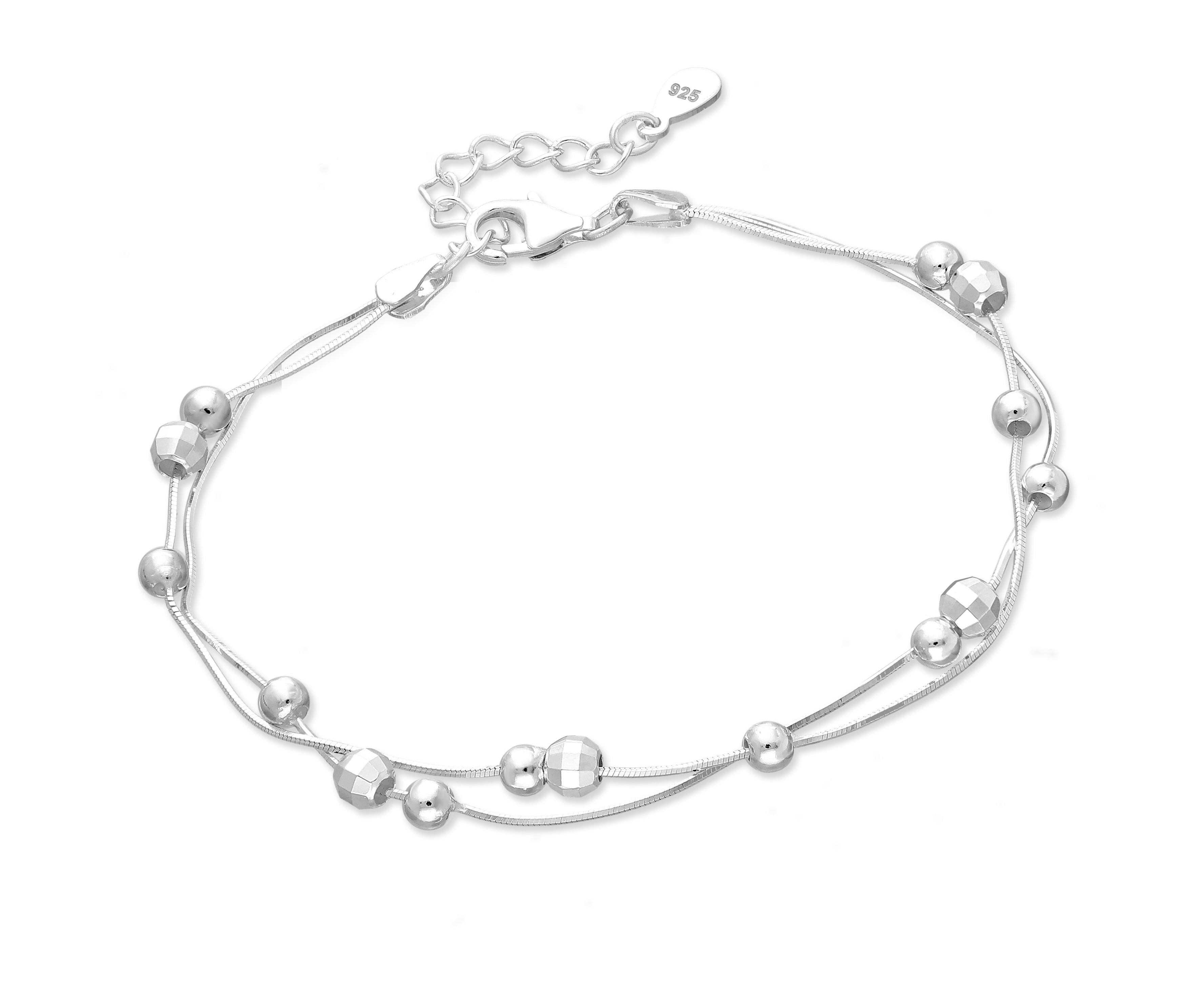 925 Sterling Silver Ball Bracelet
