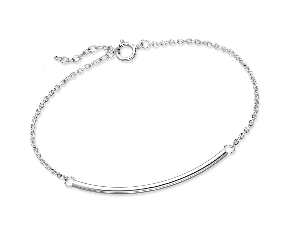 925 Sterling Silver Tube Bracelet
