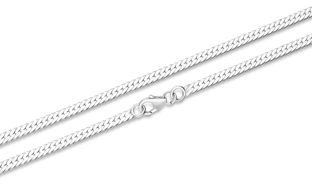 925 Sterling Silver Chain, 3 mm Wide