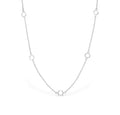 925 Sterling Silver Circle Choker