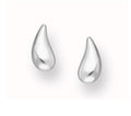 925 Sterling Silver Droplet Push-Back Earrings