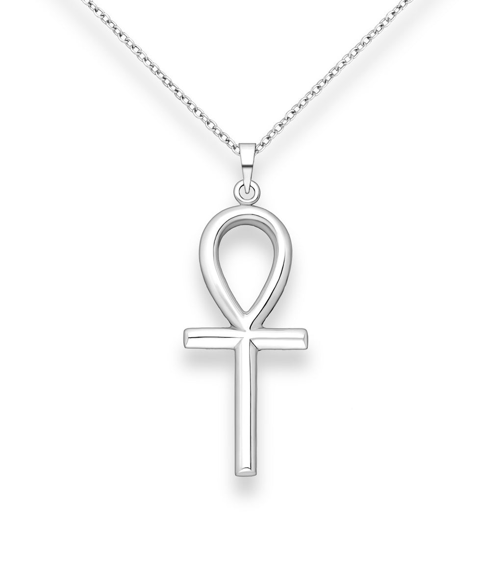 925 Sterling Silver Egyptian Cross Pendant