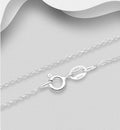 25 Sterling Silver Rollo Chain, 1.25 mm Wide