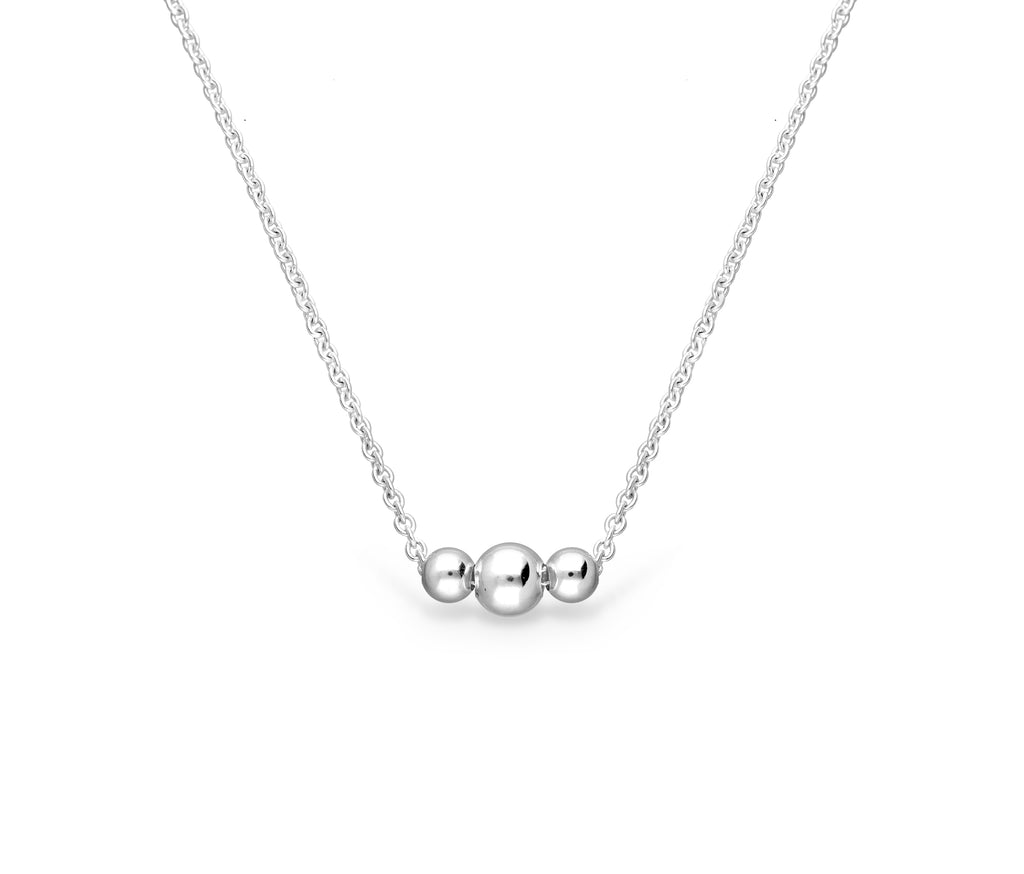 925 Sterling Silver Ball Necklace
