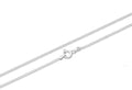 925 Sterling Silver Curb Chain, 1.5 mm Wide