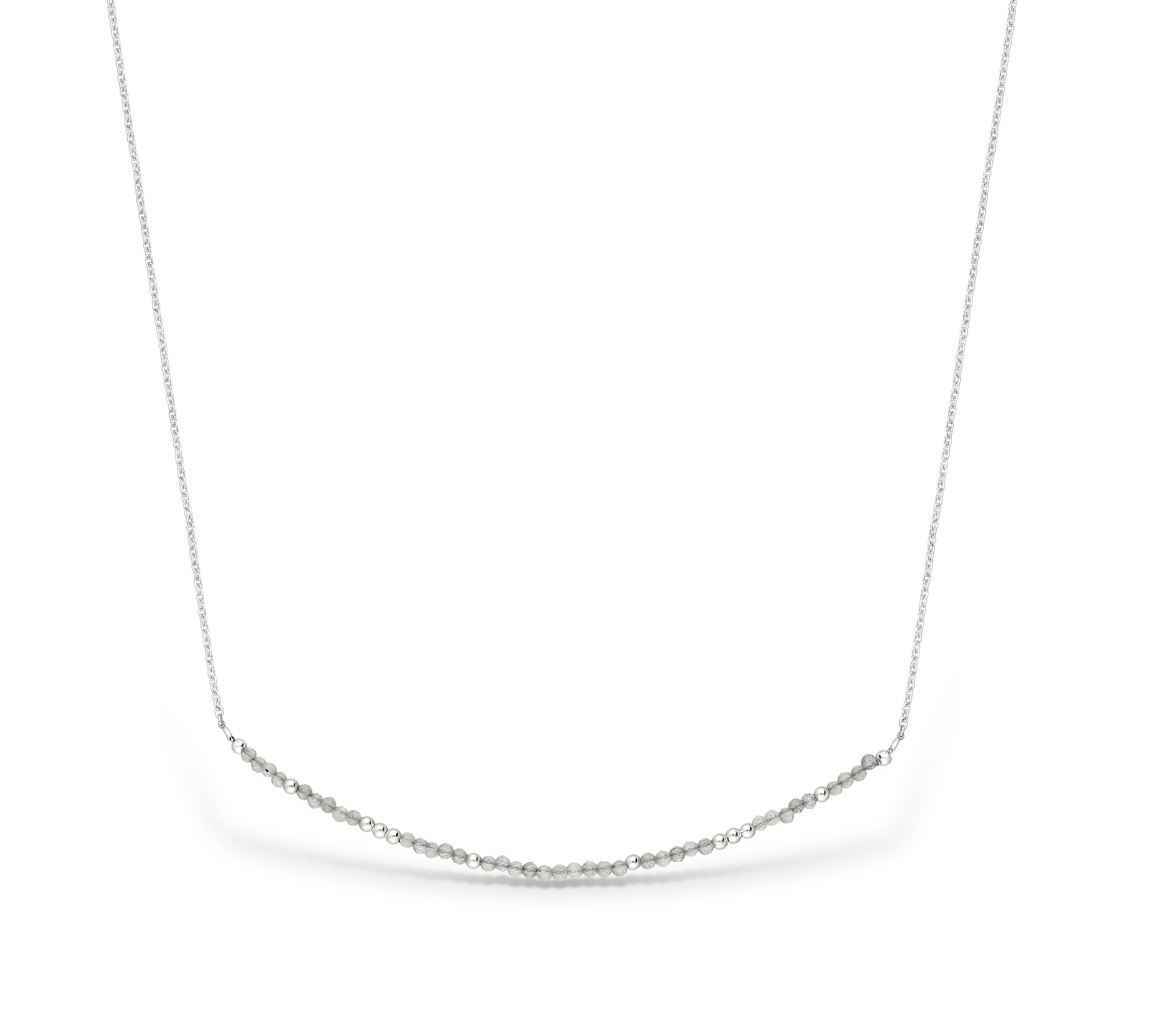 925 Sterling Silver Beads Necklace
