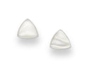 925 Sterling Silver Triangle Push-Back Earrings