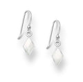 925 Sterling Silver Rhombus Hook Earrings