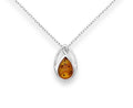 925 Sterling Silver Baltic Amber Pendant