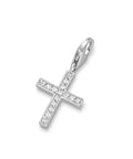 925 Sterling Silver Cross Clip on Charm